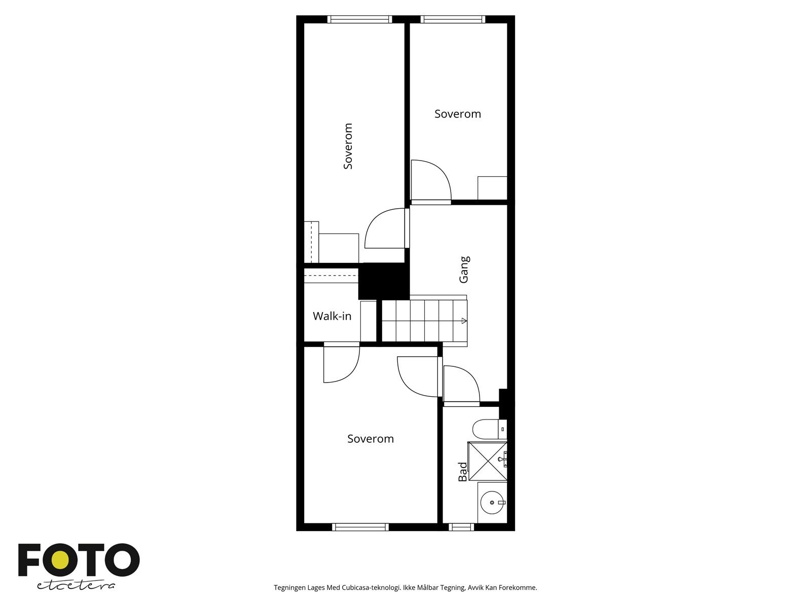 Planskisse 2.etasje - ikke målbar. Galleribilde