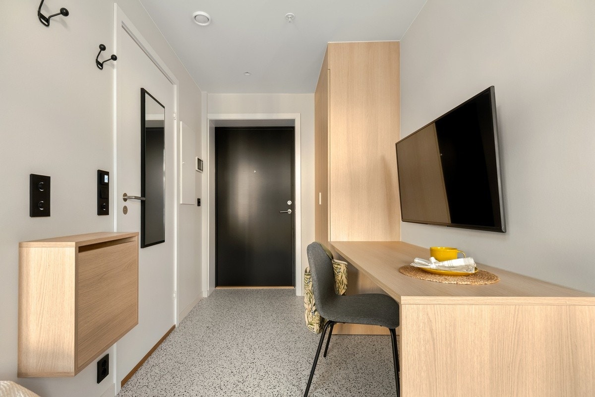 Denne leilighetstypen har skrivebord Galleribilde