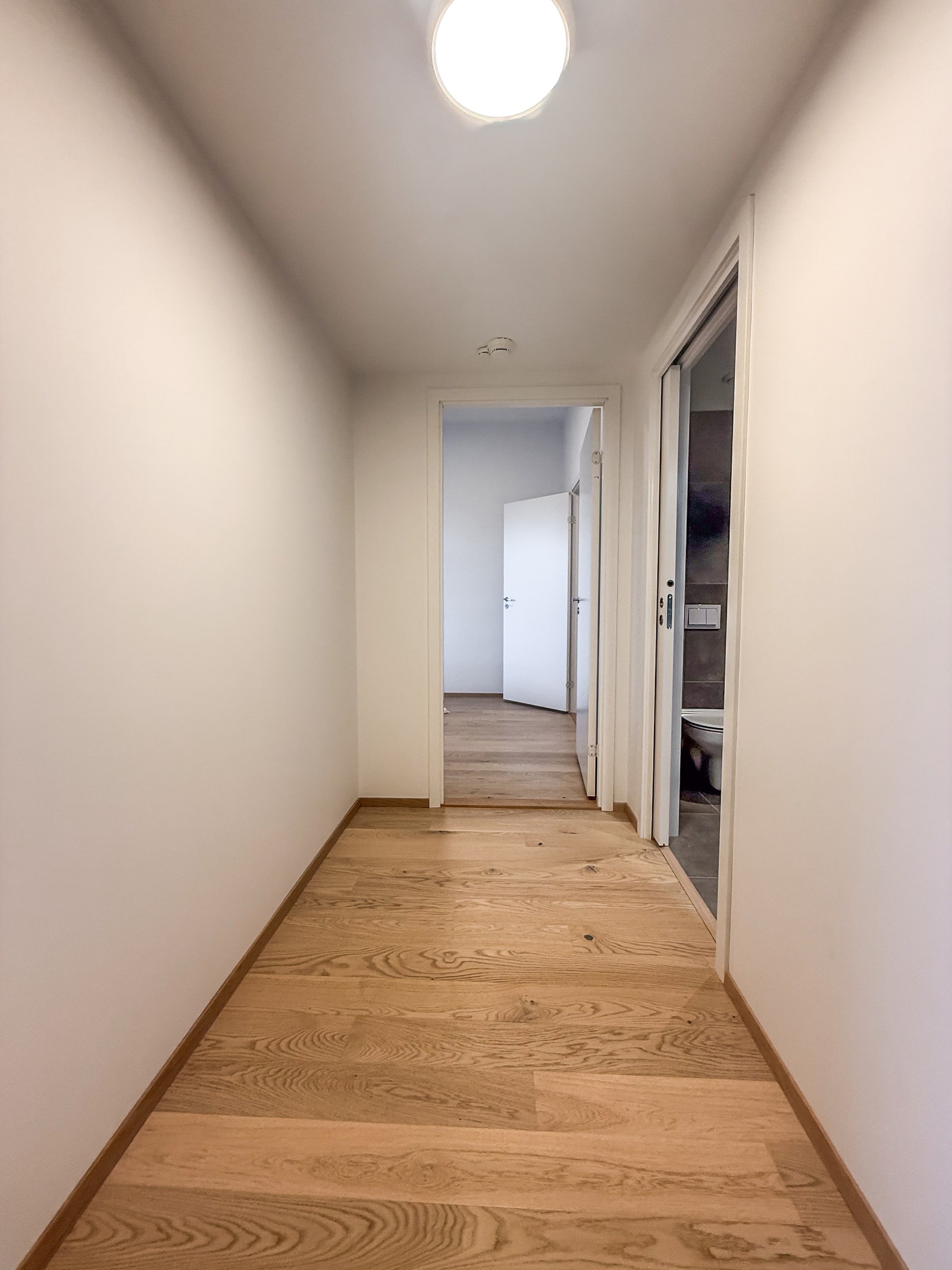 Mellomgang, her går du rett frem for å komme inn til hovedsoverom. Til høyre er toalettet Galleribilde