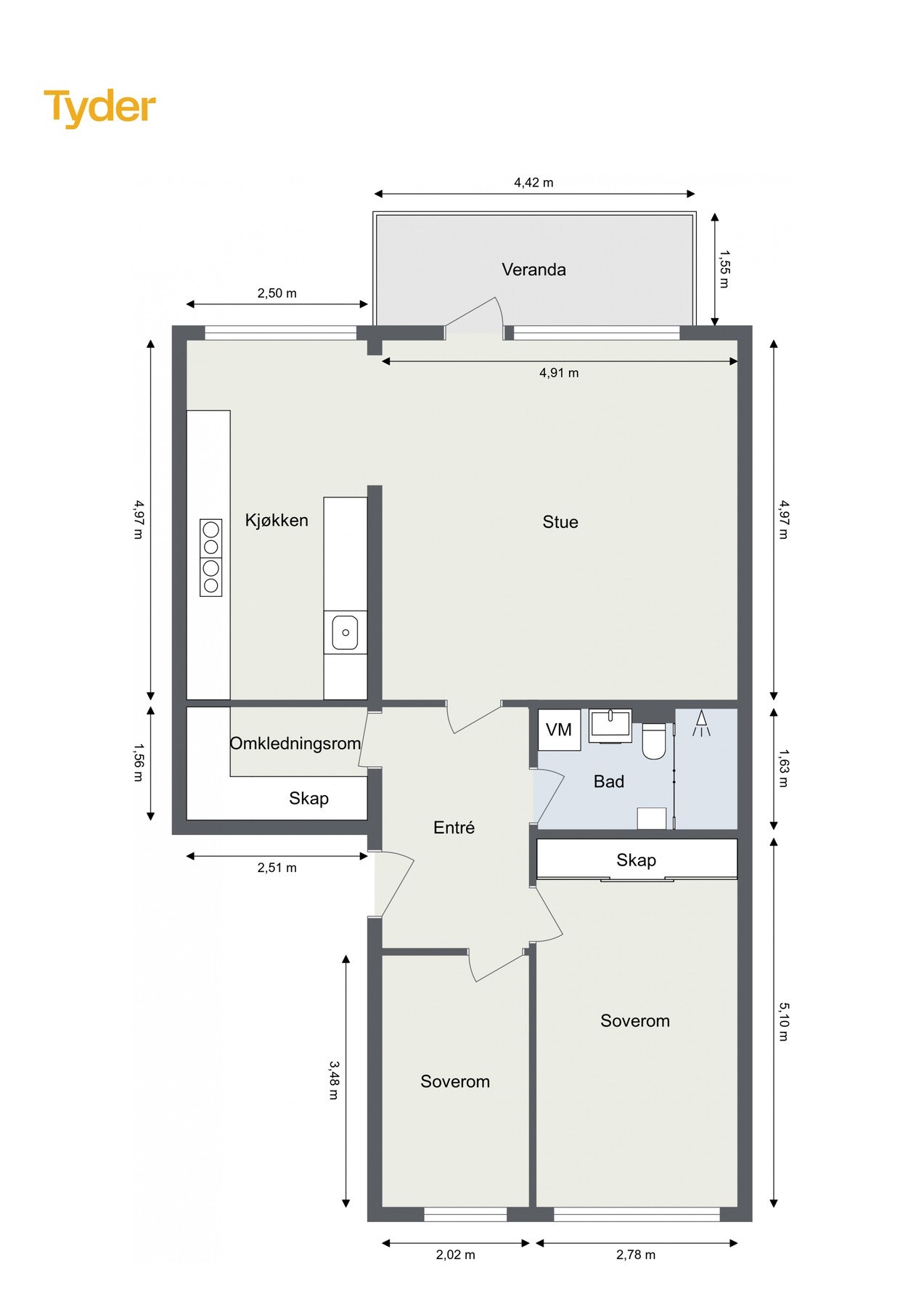 Plantegning Galleribilde