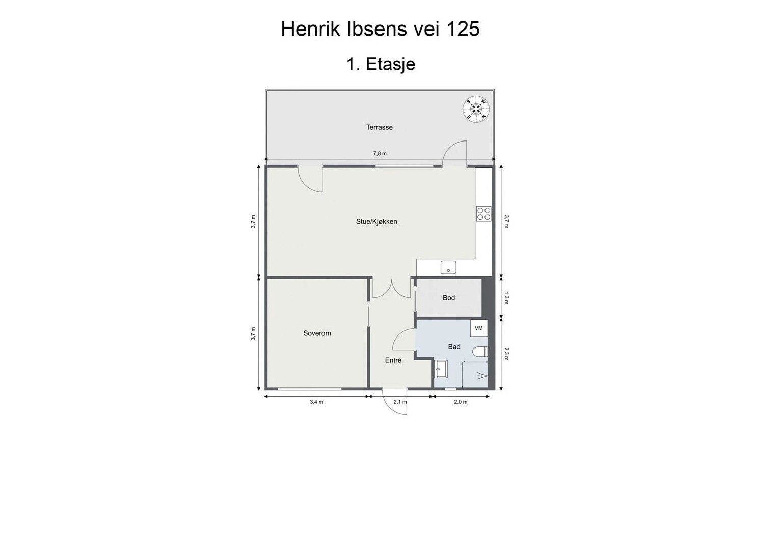 Plantegning Galleribilde