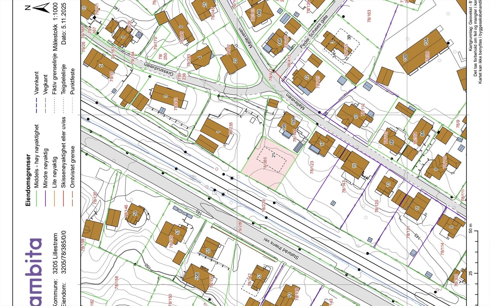 Eiendomsgrenser. Galleribilde