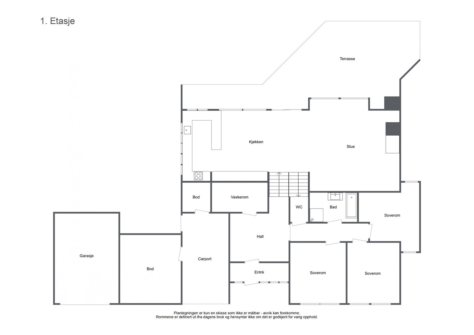 1 og 2 etg. Galleribilde
