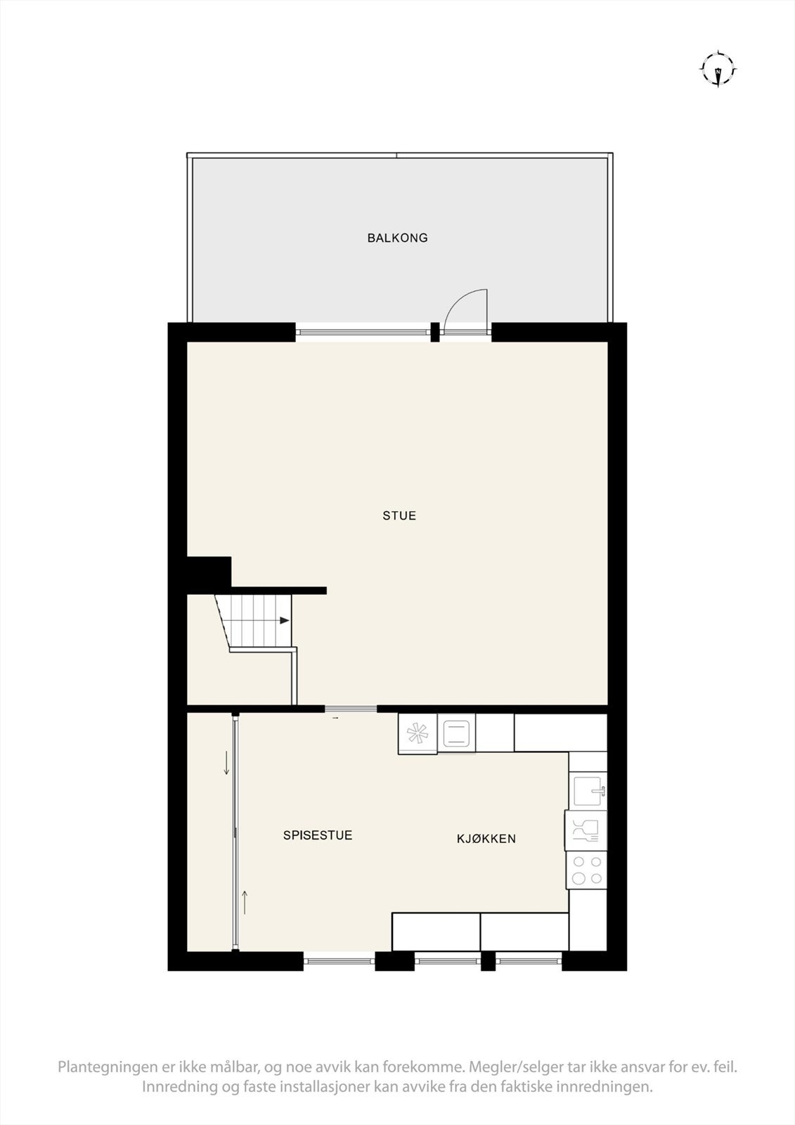 Plantegning 1. etasje. Galleribilde