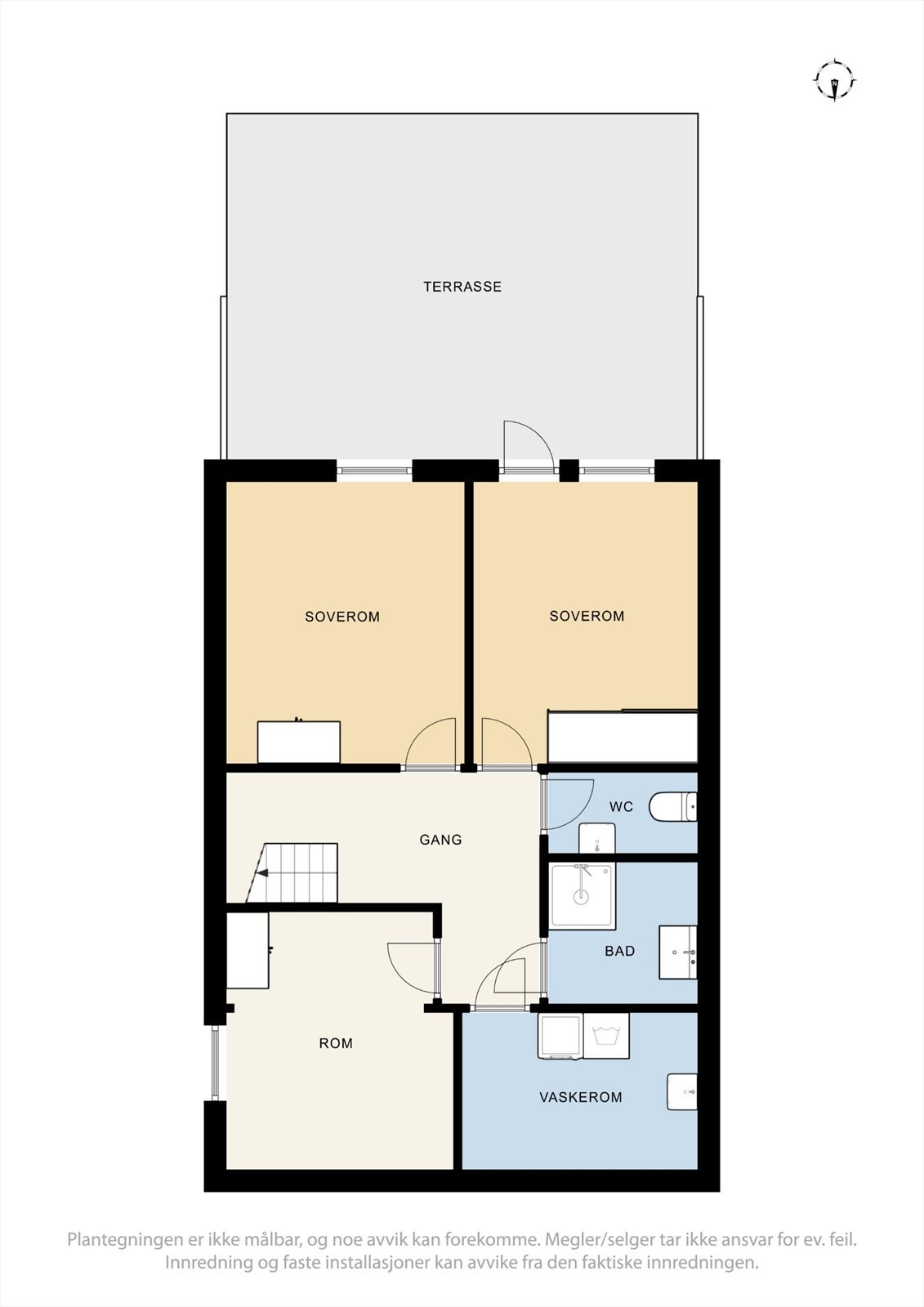 Plantegning underetasjen Galleribilde