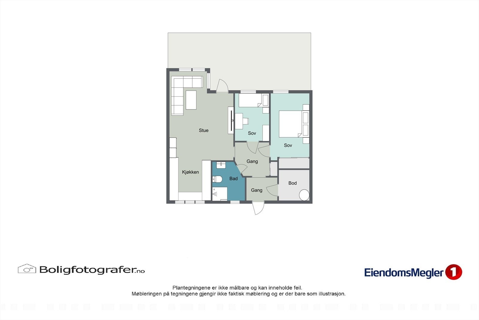 Plantegning Alkeveien 77A Galleribilde