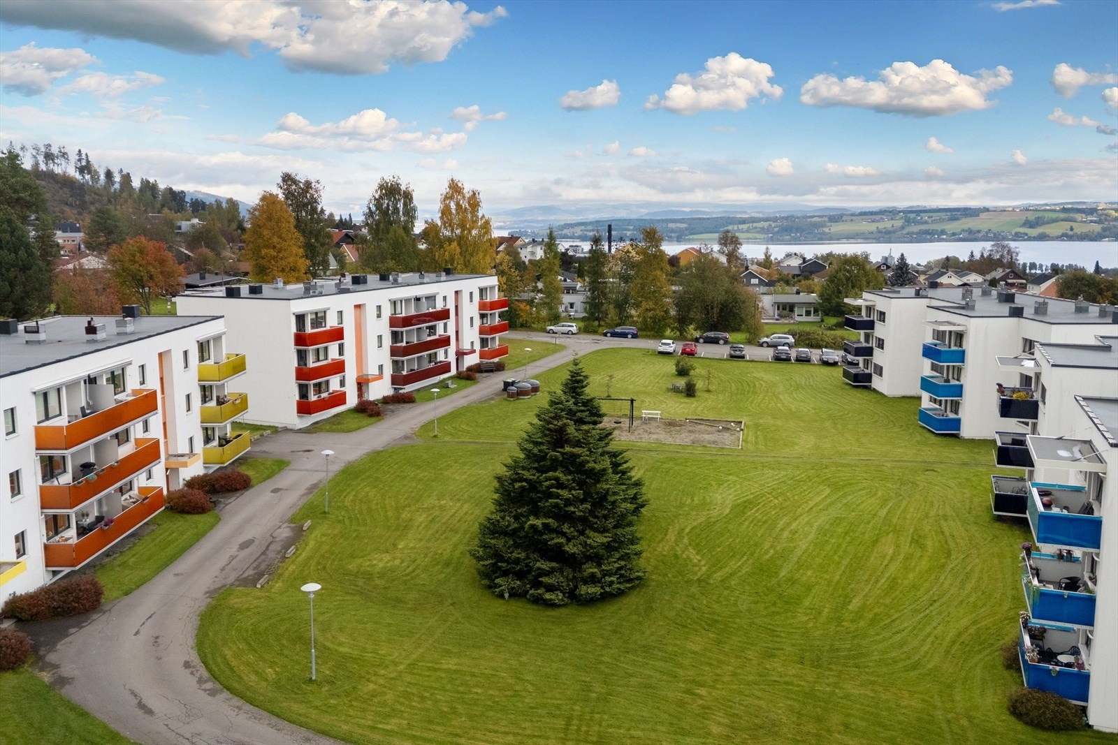 Dronebilde. Galleribilde