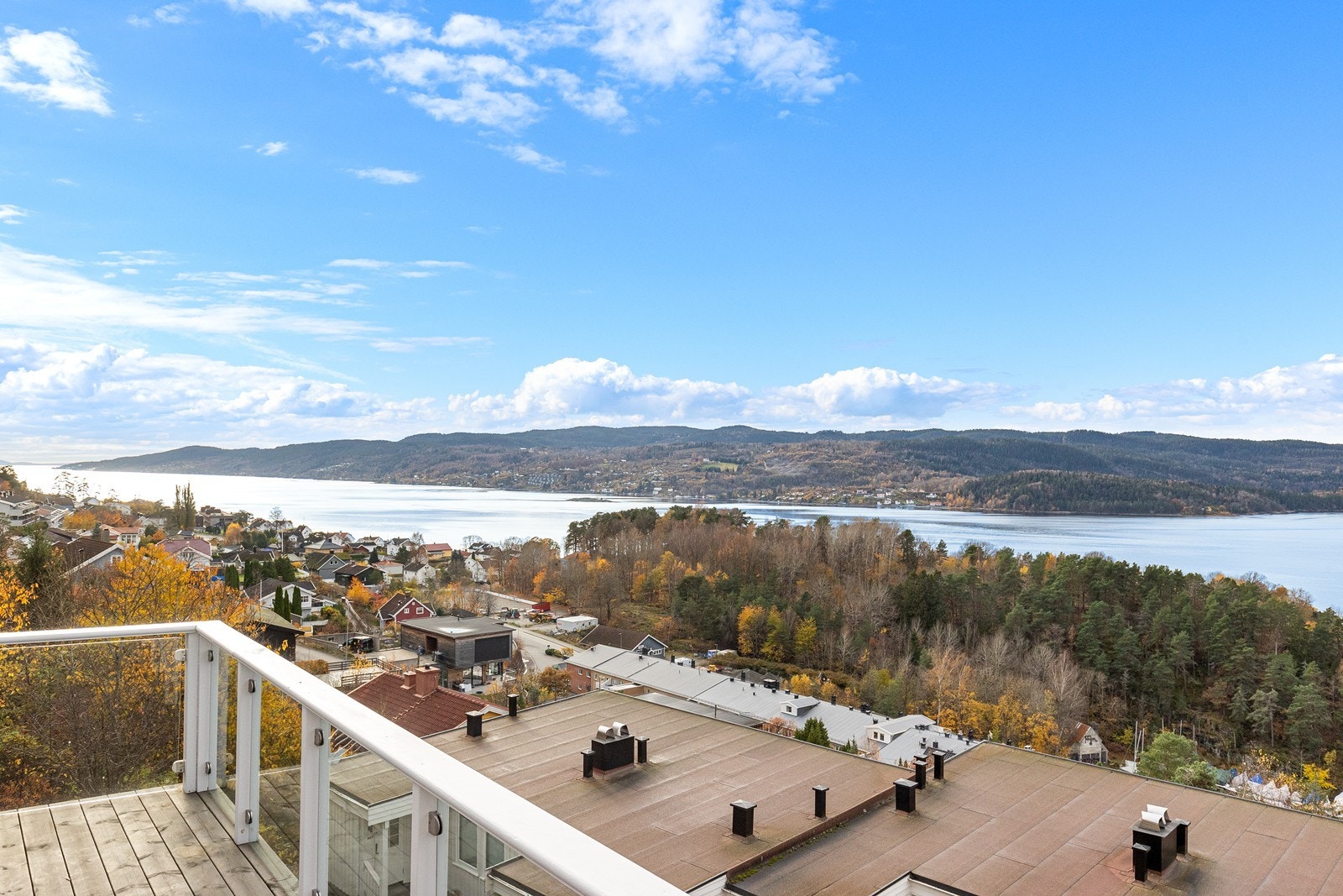 Vanvittig utsikt over Oslofjorden Galleribilde