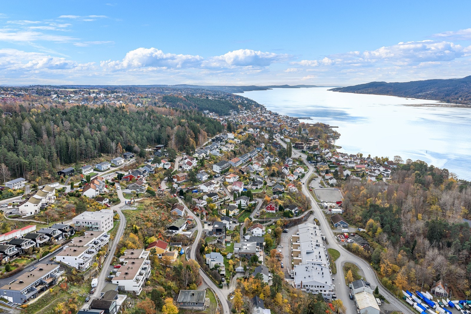 Dronefoto fra nord Galleribilde