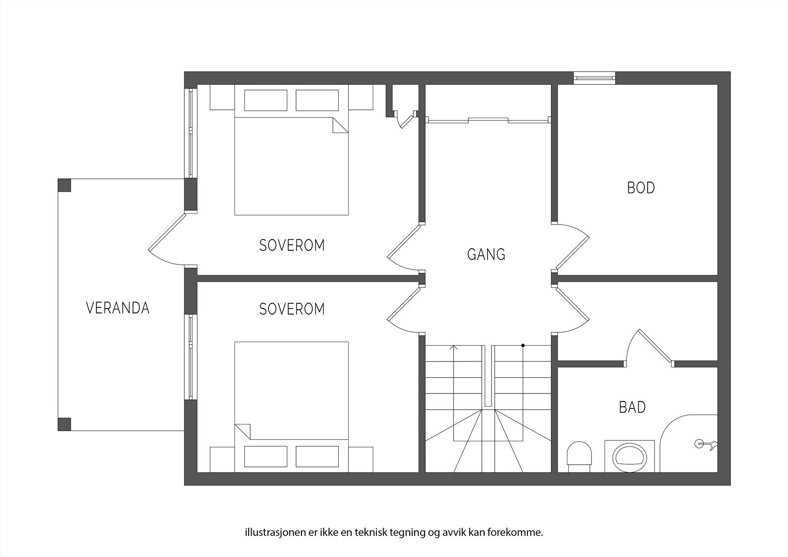 Plantegning u.etasje Galleribilde