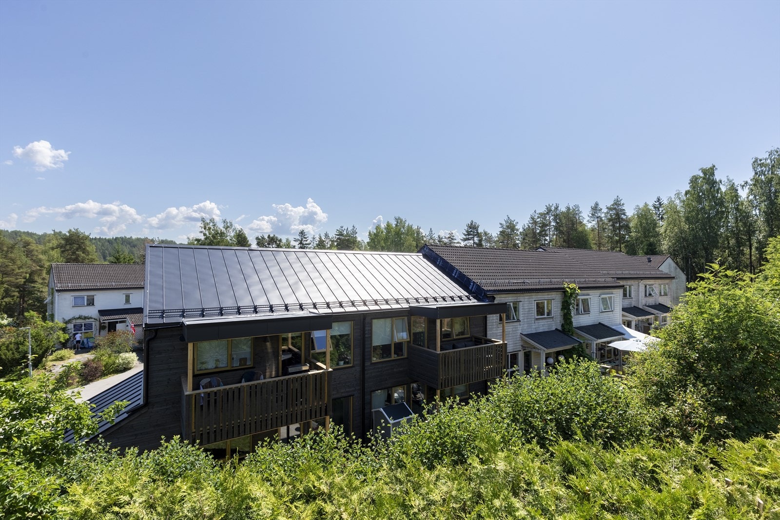 Utsyn fra balkong Galleribilde