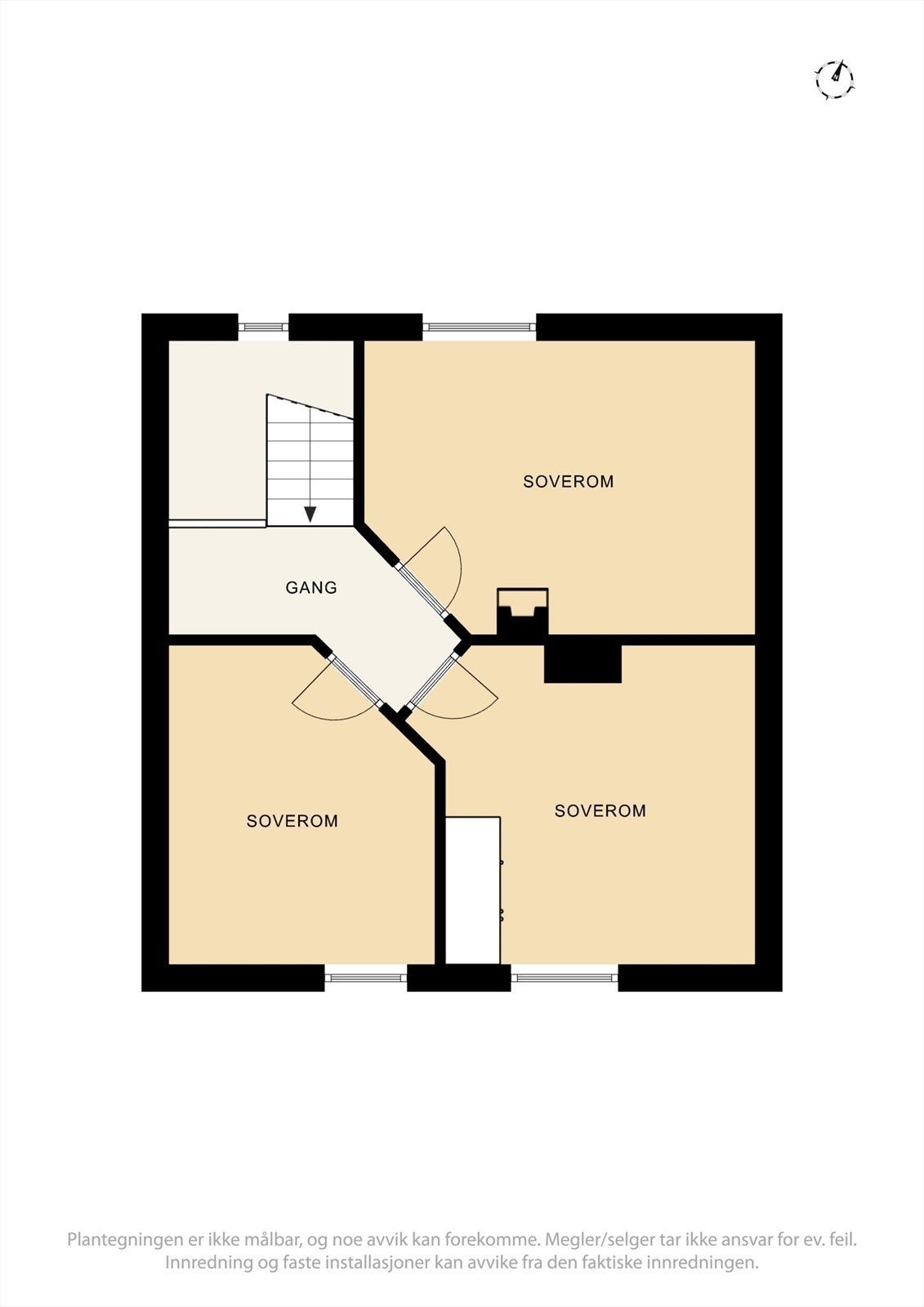 Plantegning 2. etasje Galleribilde