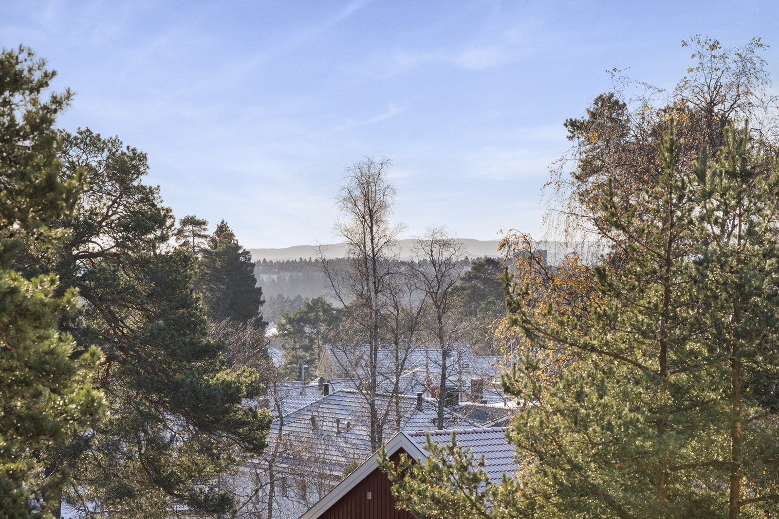 Utsikt fra balkong. Galleribilde