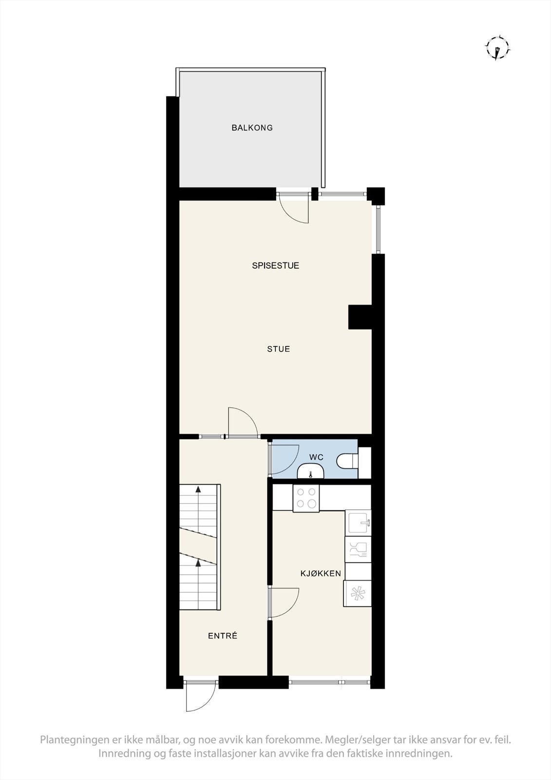 Plantegning 1. etasje. Galleribilde