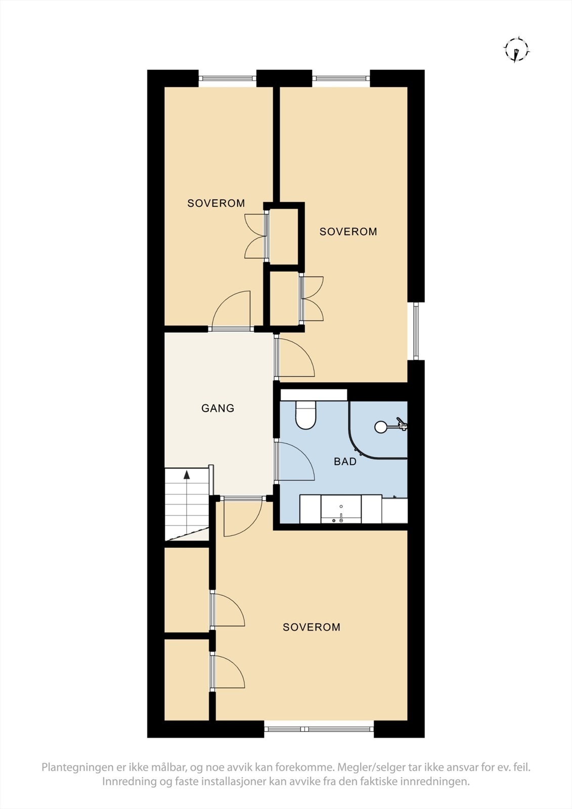 Plantegning 2. etasje. Galleribilde