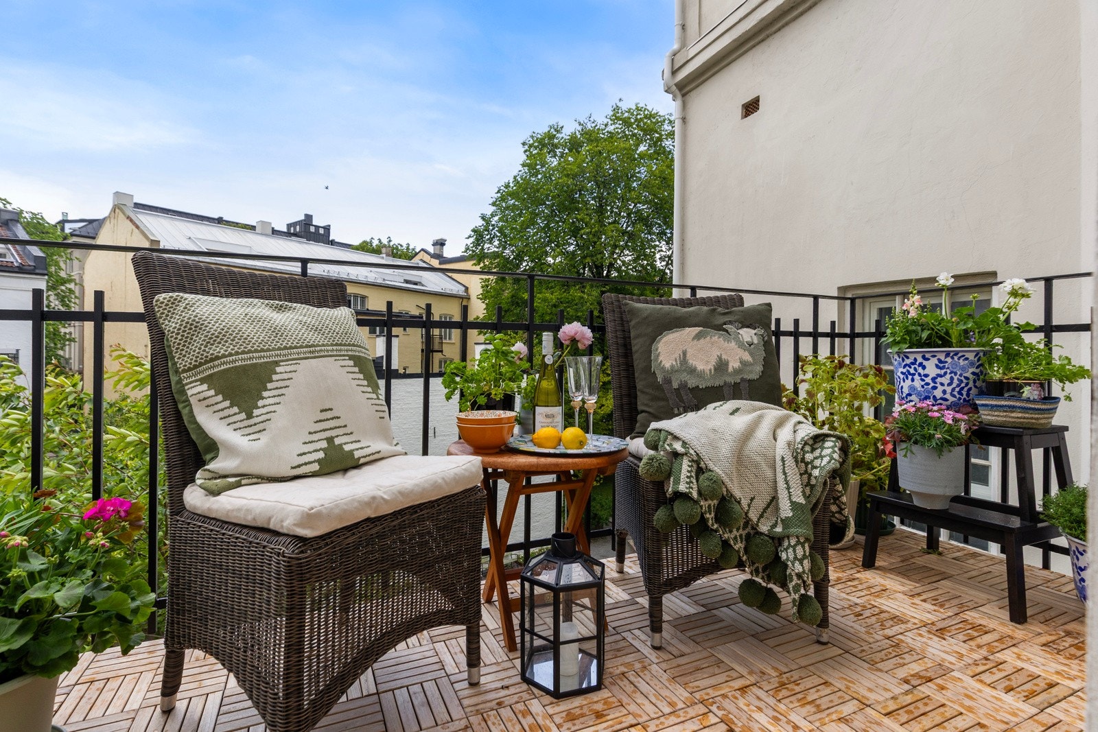 Balkong er nordvendt og på ca. 4,4 m² Galleribilde