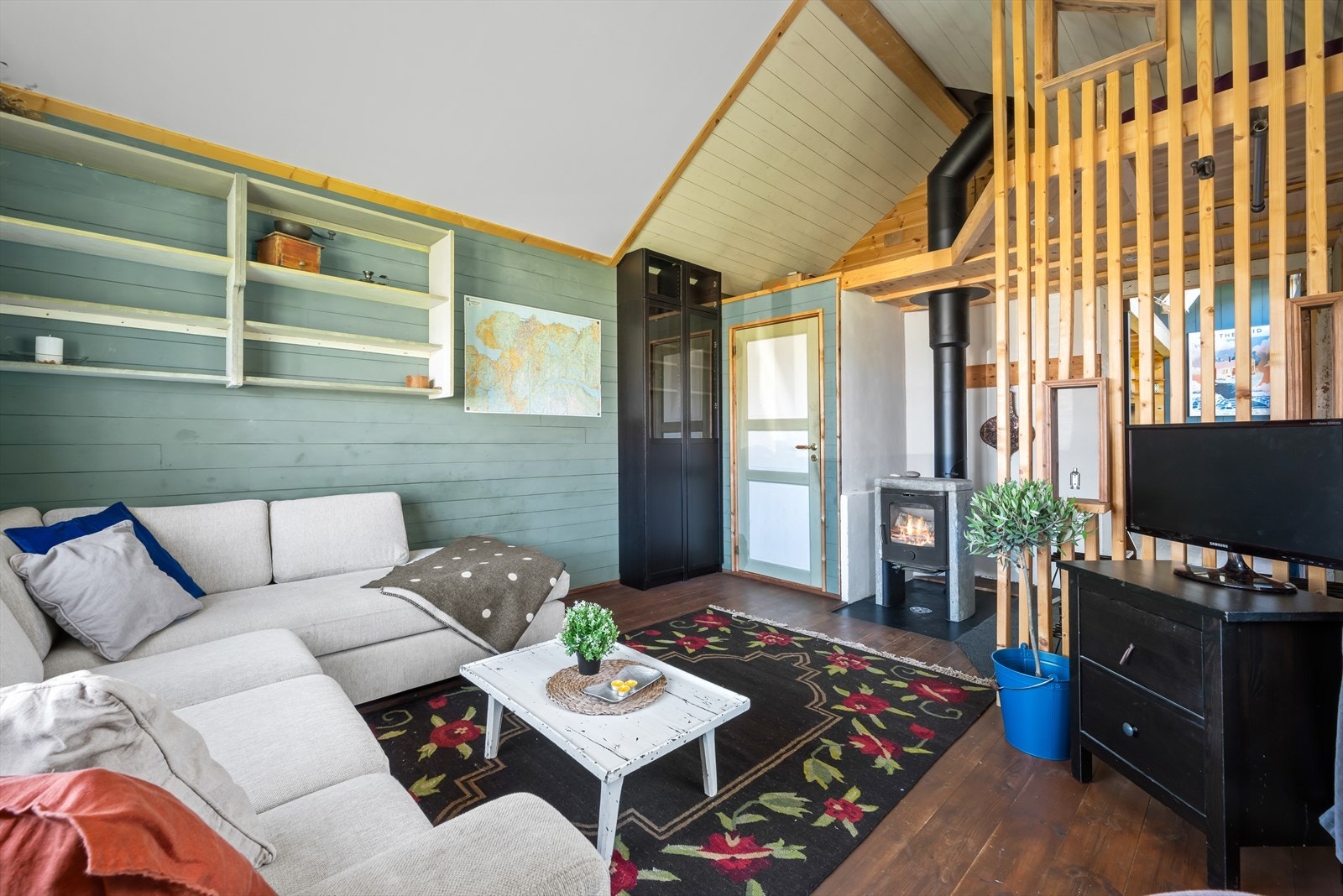 Vedfyring Galleribilde