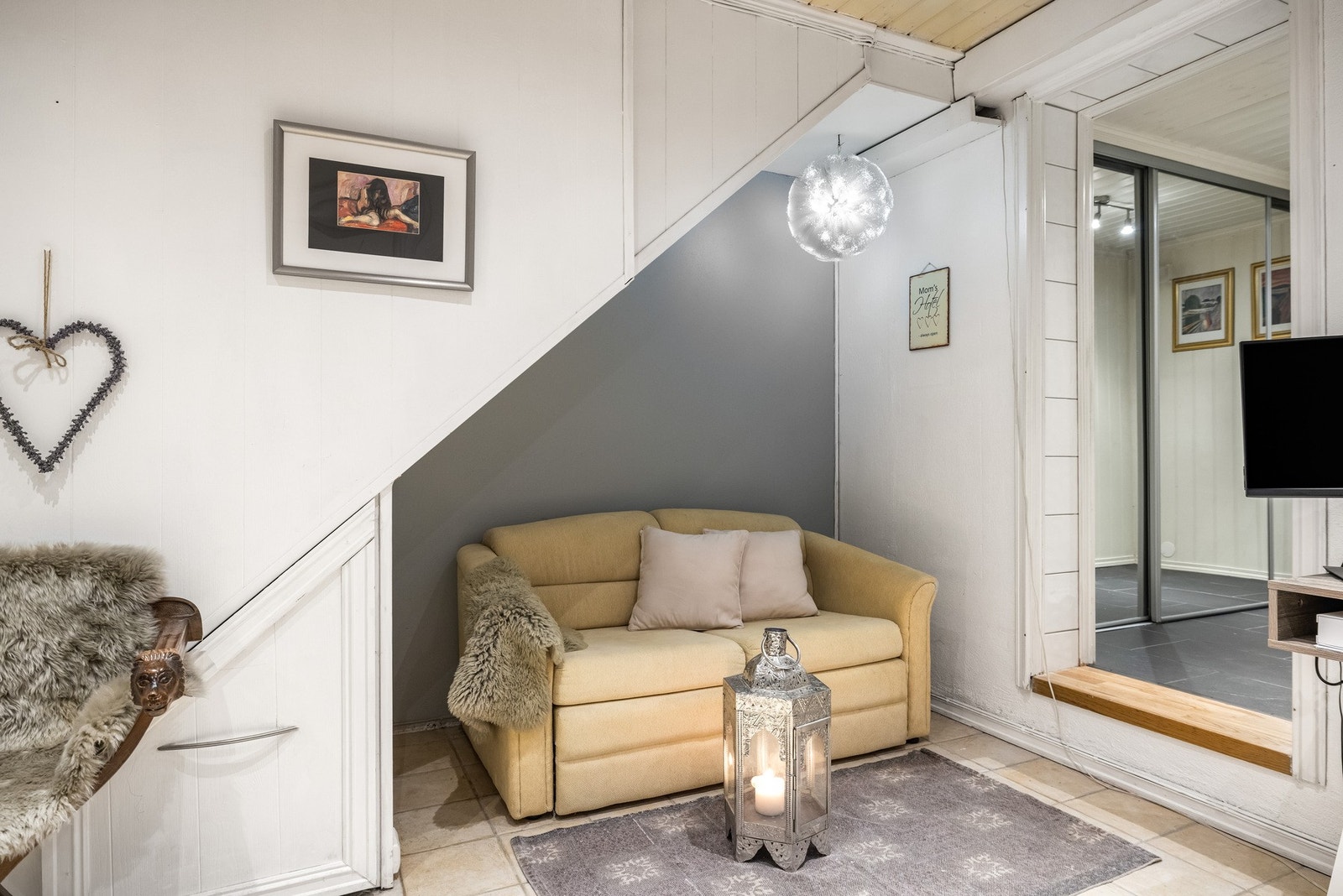 Her kan man innrede et lite hobbyrom! Galleribilde