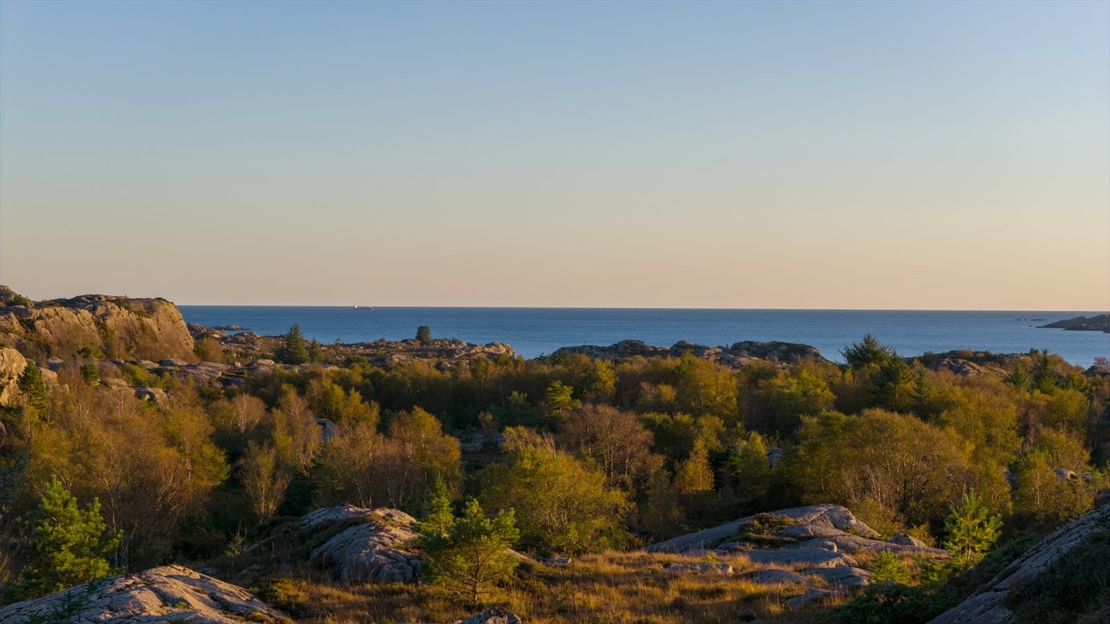 Utsikt fra fjellet på tomten. Galleribilde