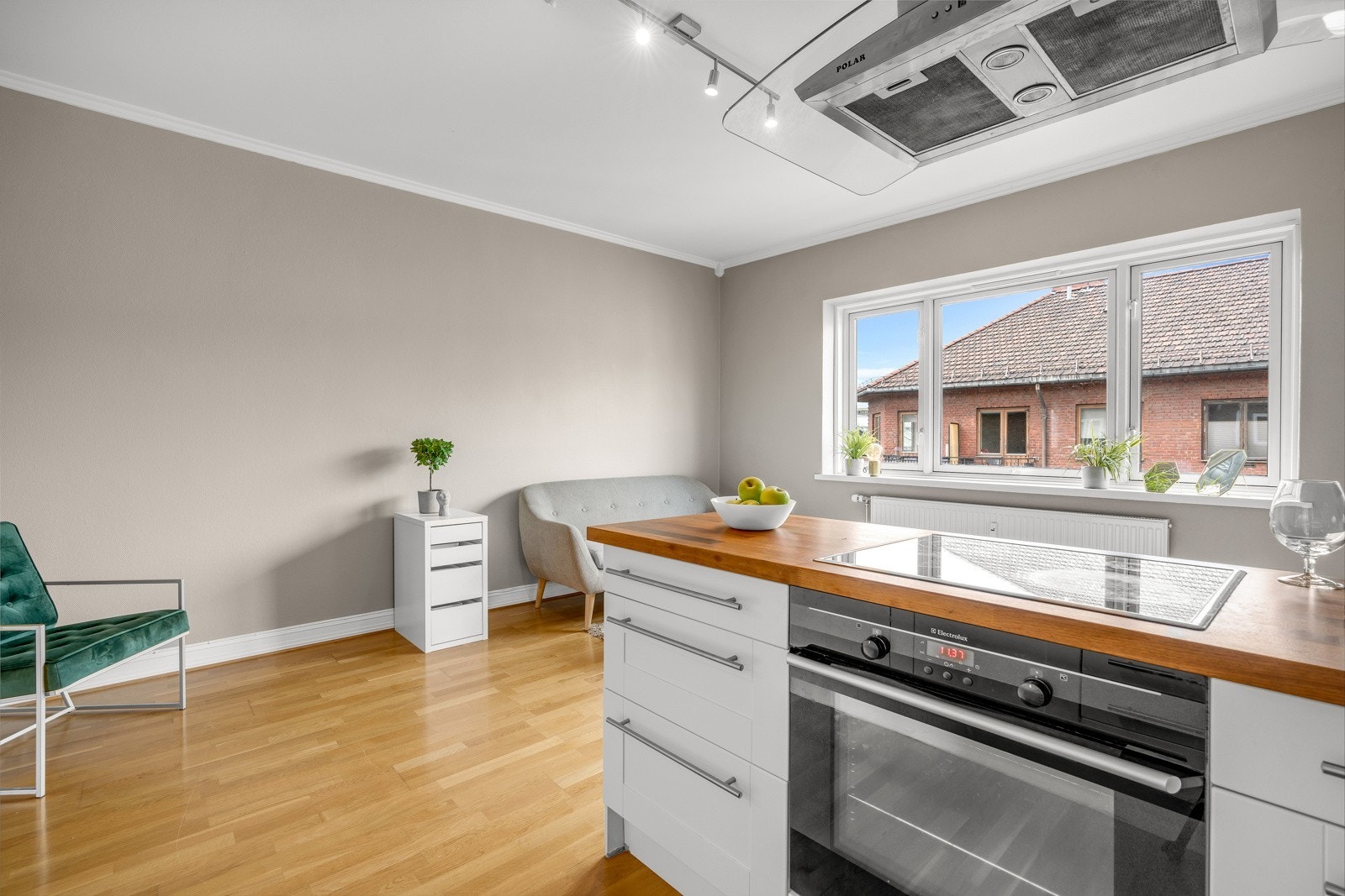 Åpne stue- og kjøkken Galleribilde