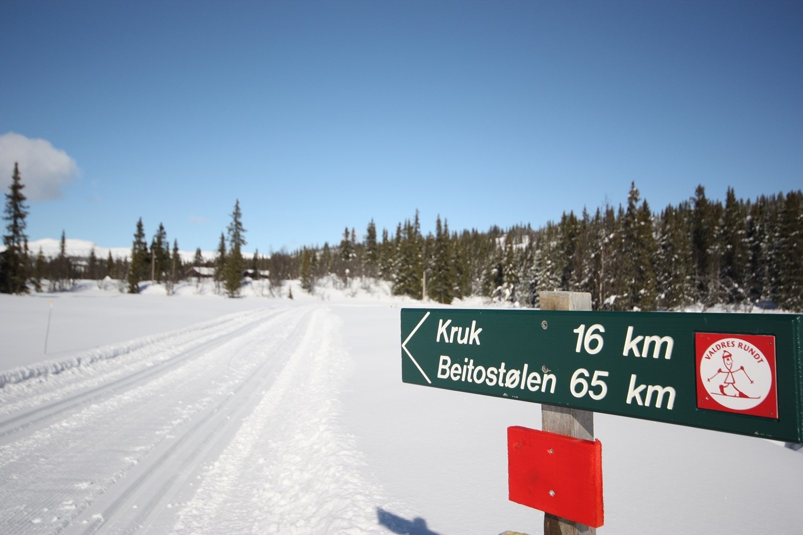 Som nevnt byr Aurdalsåsen på et fantastisk turterreng med mulighet for å fortsette skituren helt til Beitostølen. Galleribilde