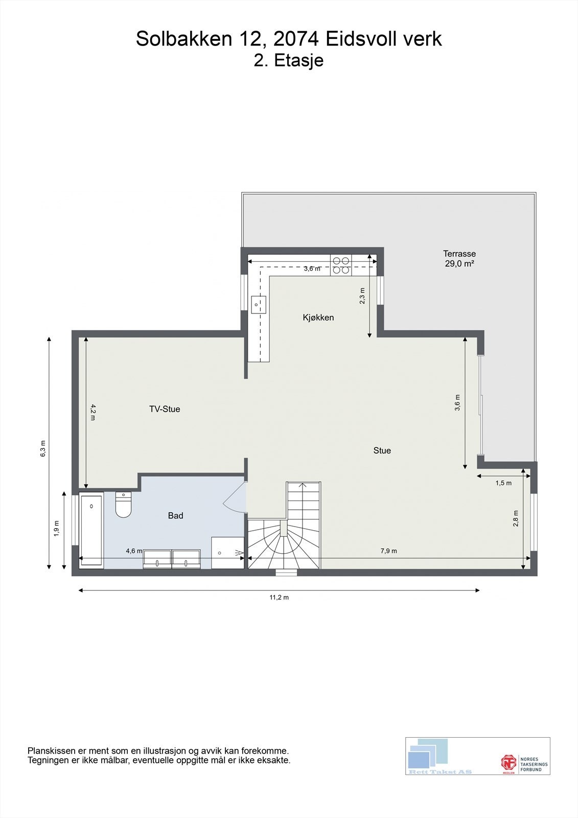 Plantegning 2. etasje. Galleribilde