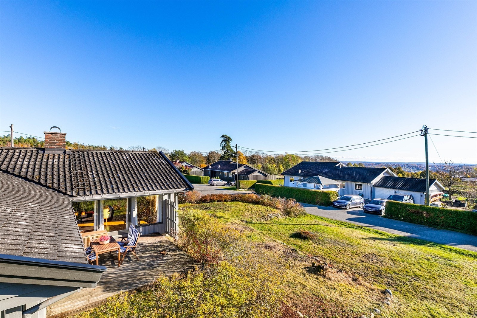 Boligområdet ligger høyt og luftig på Jeløy, en kort kjøretur unna byen. Galleribilde