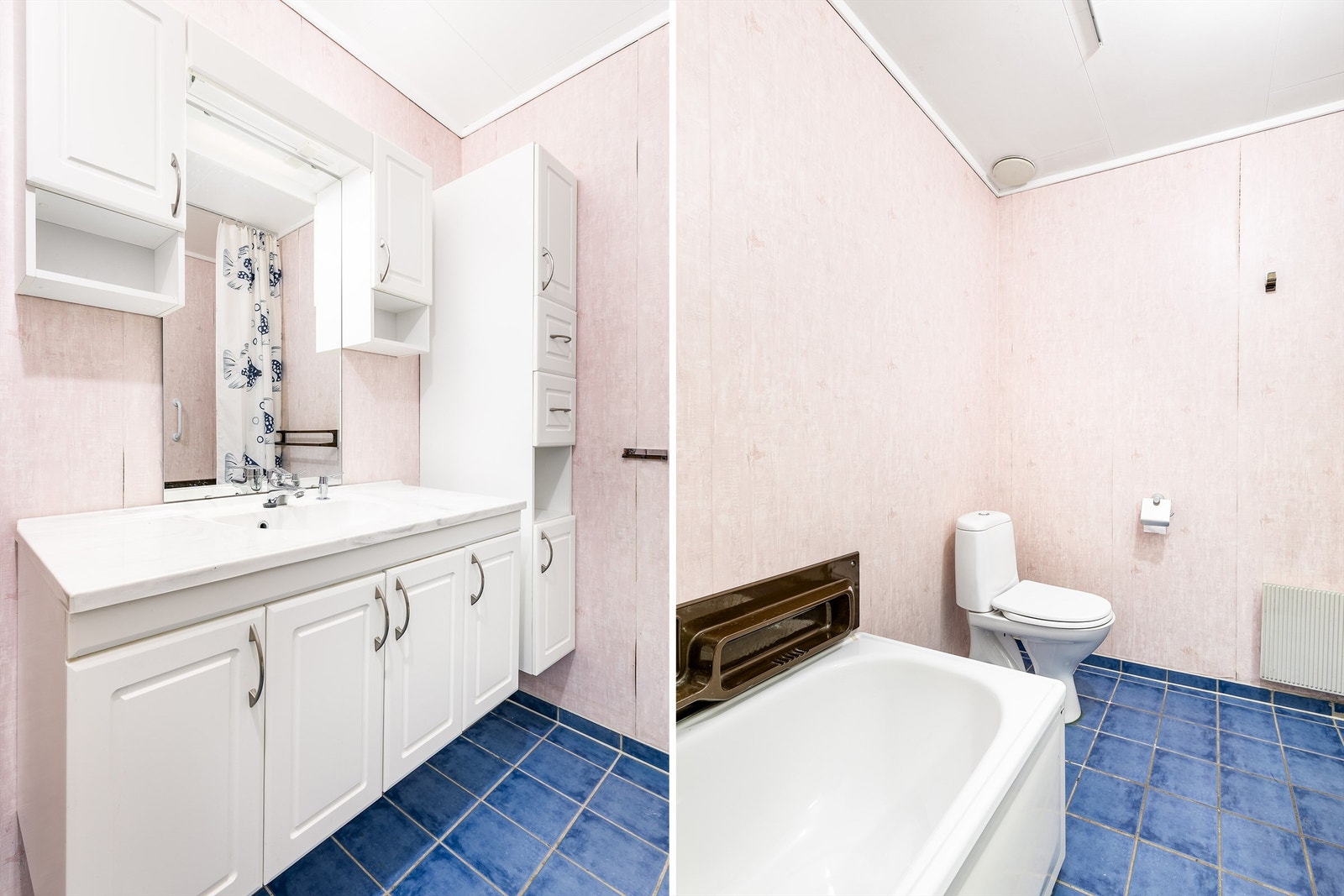 I likhet med vaskerommet er også boligens to bad gitt TG 3. Dette utgjør hovedbadet og er lett tilgjengelig fra soveromsgangen. Galleribilde