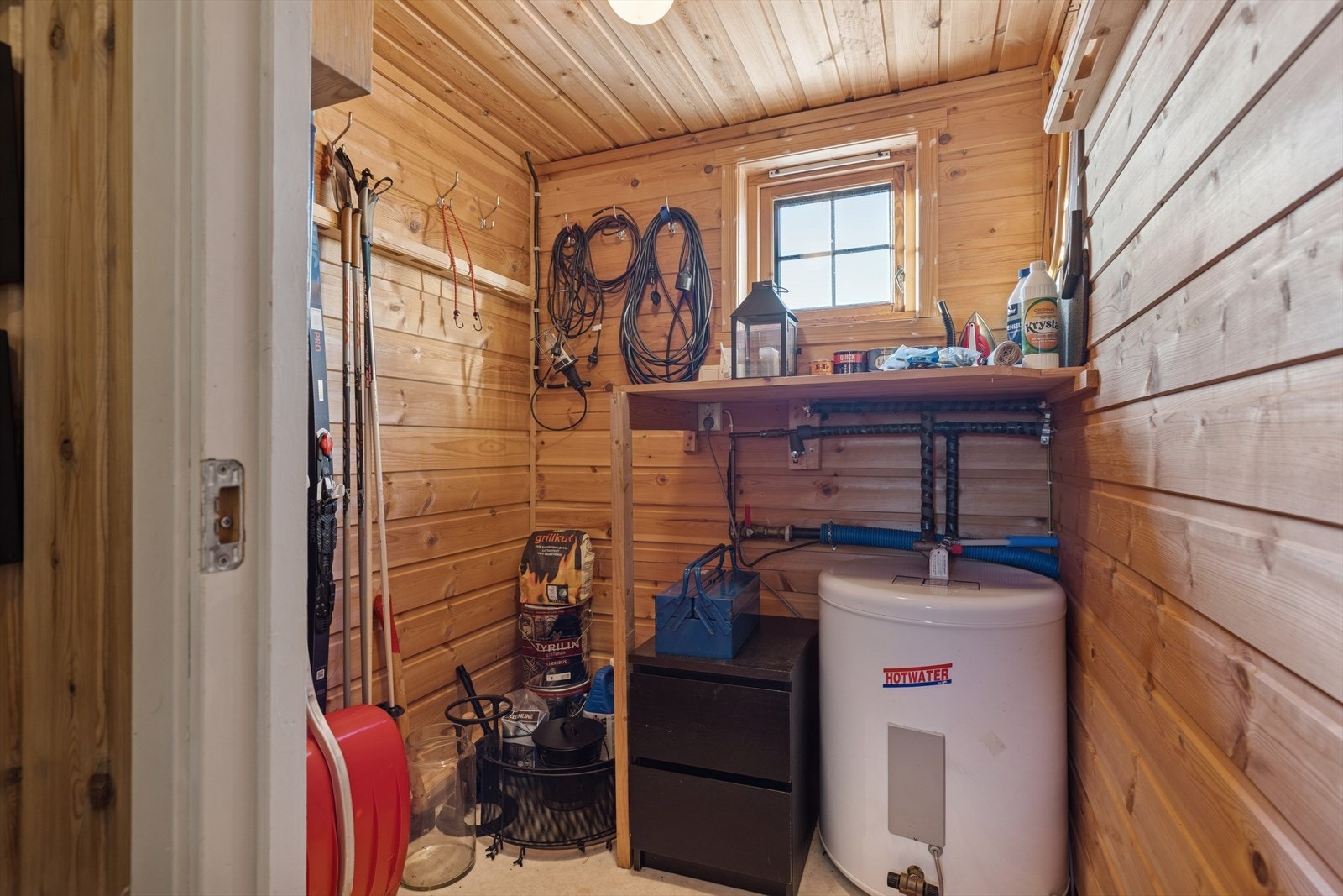 Praktisk innvendig bod. Galleribilde