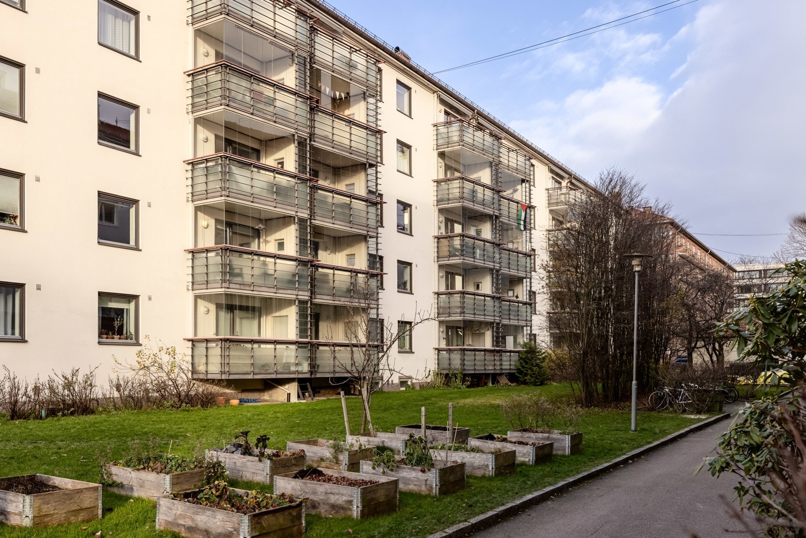 Som beboer har du også tilgang til gratis fellesvaskeri og felles sykkelrom. Galleribilde