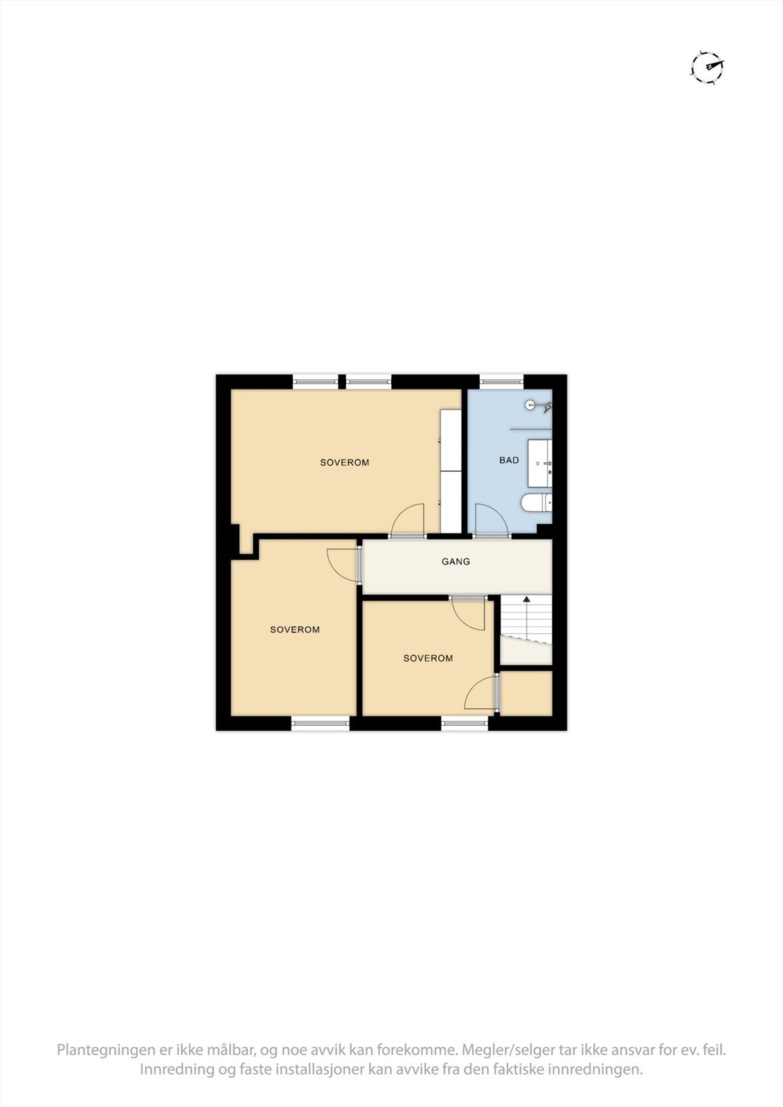 Plantegning 2. etasje Galleribilde