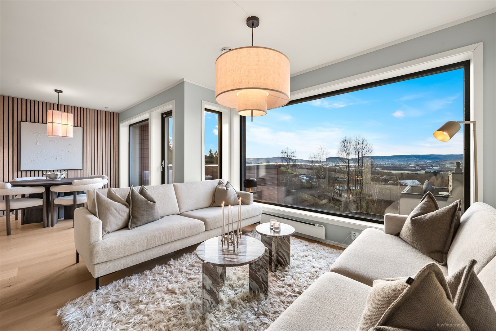 Her har man en fantastikk utsikt selv om man sitter i sofaen. Galleribilde