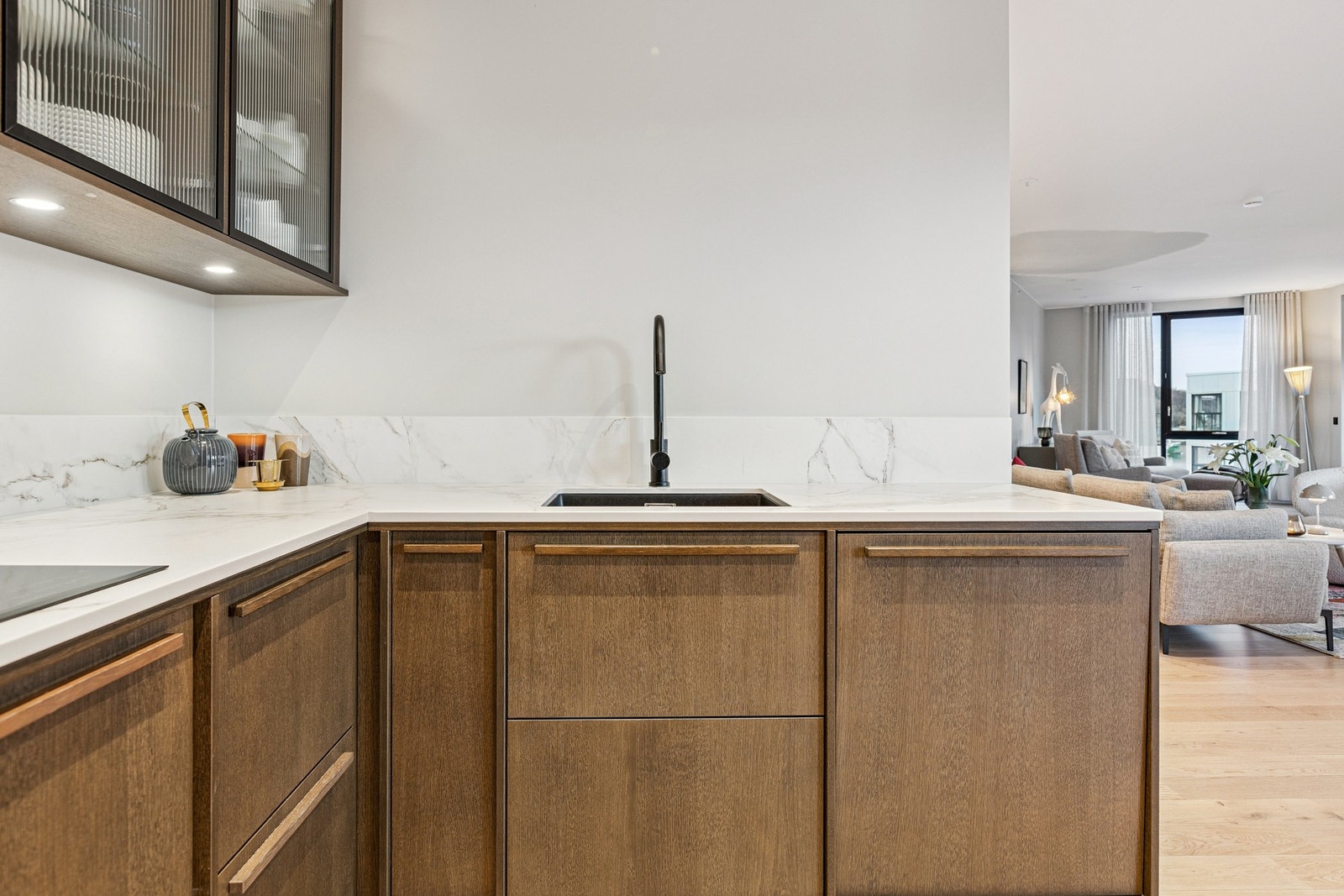 Moderne, klassisk og varm er ord som betegner innredningen. Galleribilde