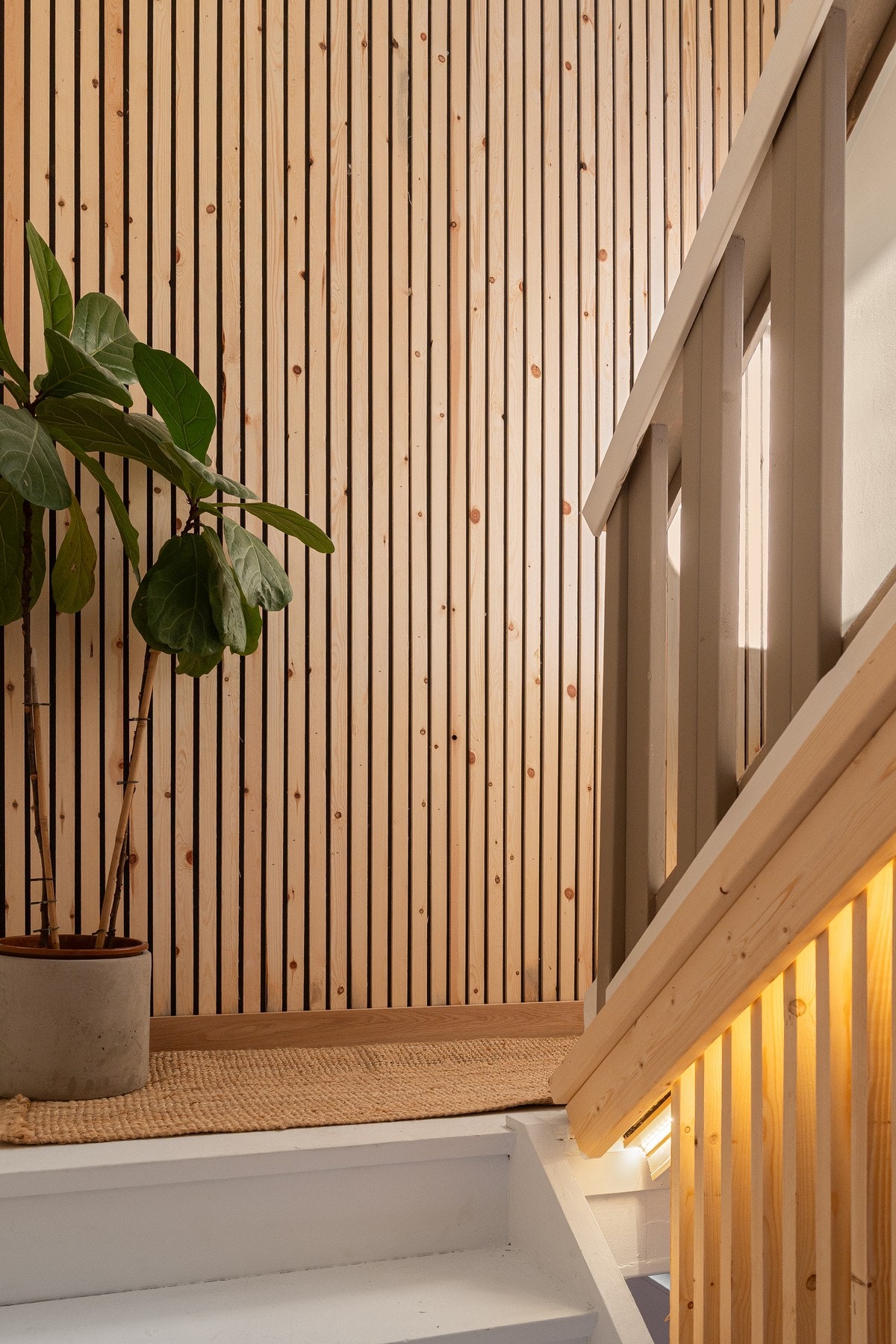 Trappegang opp til andre etasje. Galleribilde