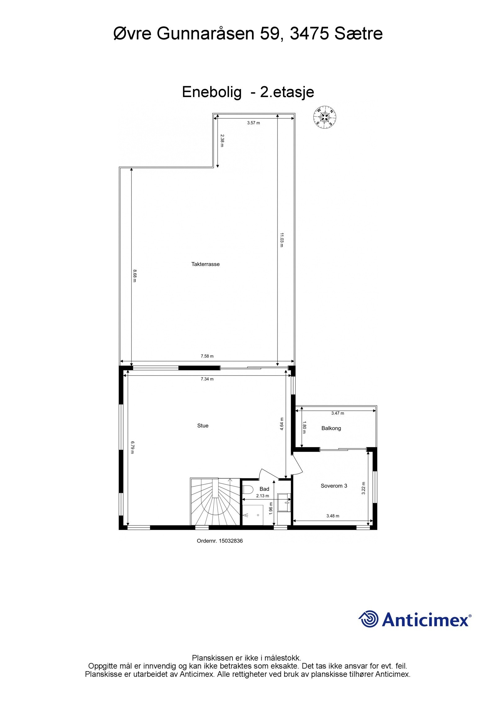 Planskisse 2. etasje Galleribilde