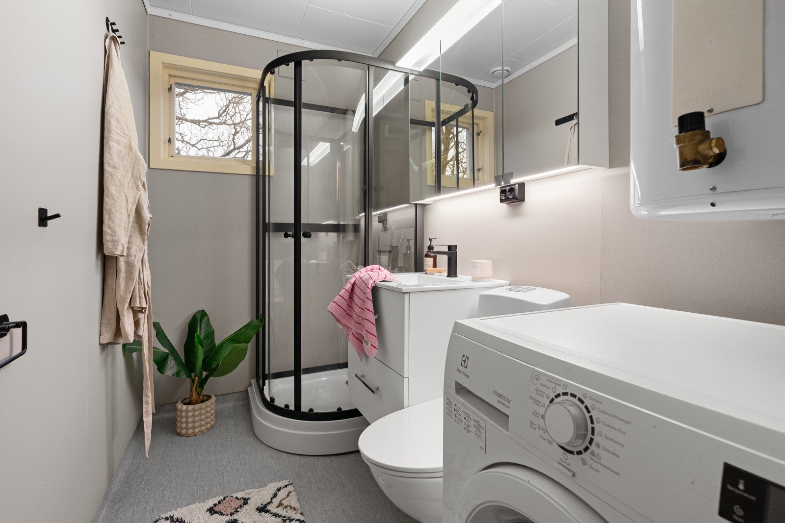 Bad av fin størrelse.