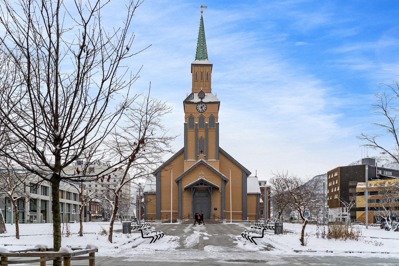 Sentrum domkirka vinter