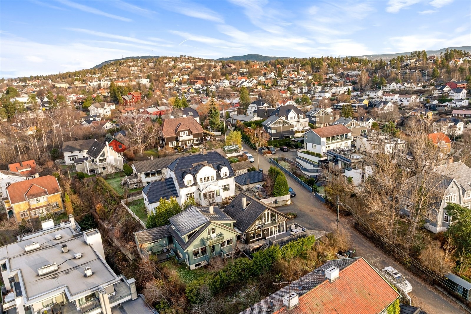 Fra nærområdet i rolig villavei Galleribilde