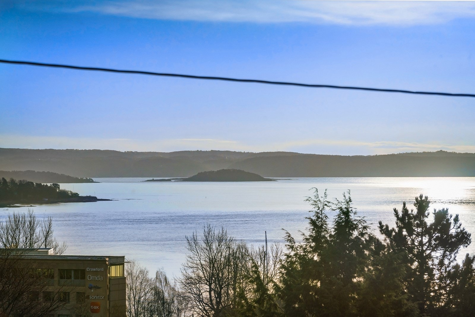 Flott fjordutsikt fra boligen Galleribilde