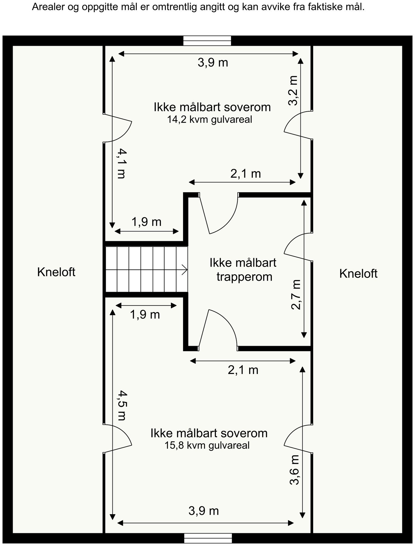 Planskisse loft. Galleribilde