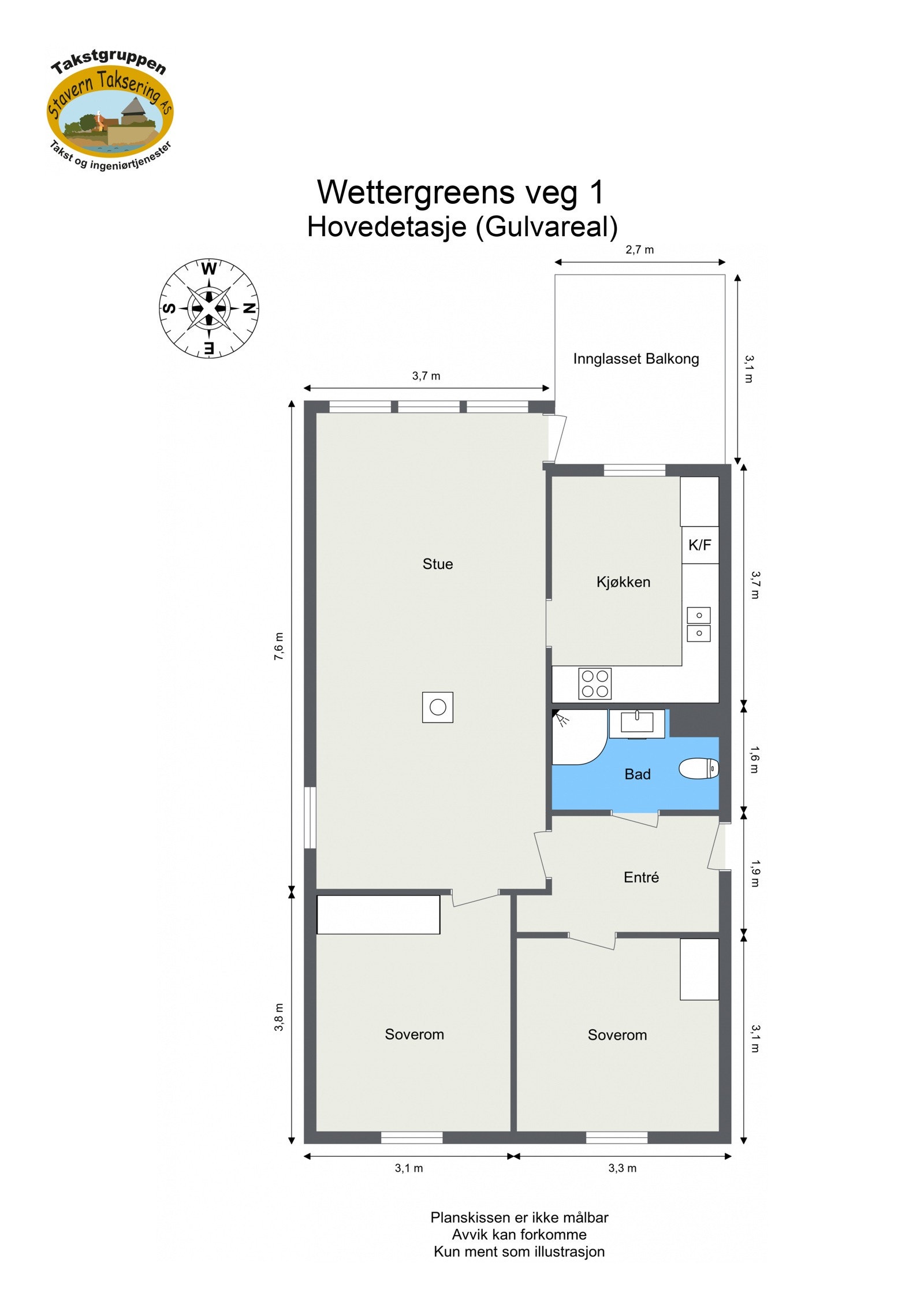 Plantegning Galleribilde