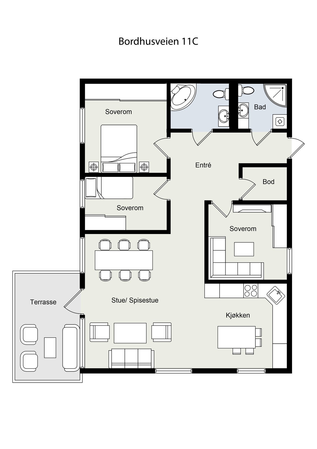 Planløsning - 2. etasje Galleribilde