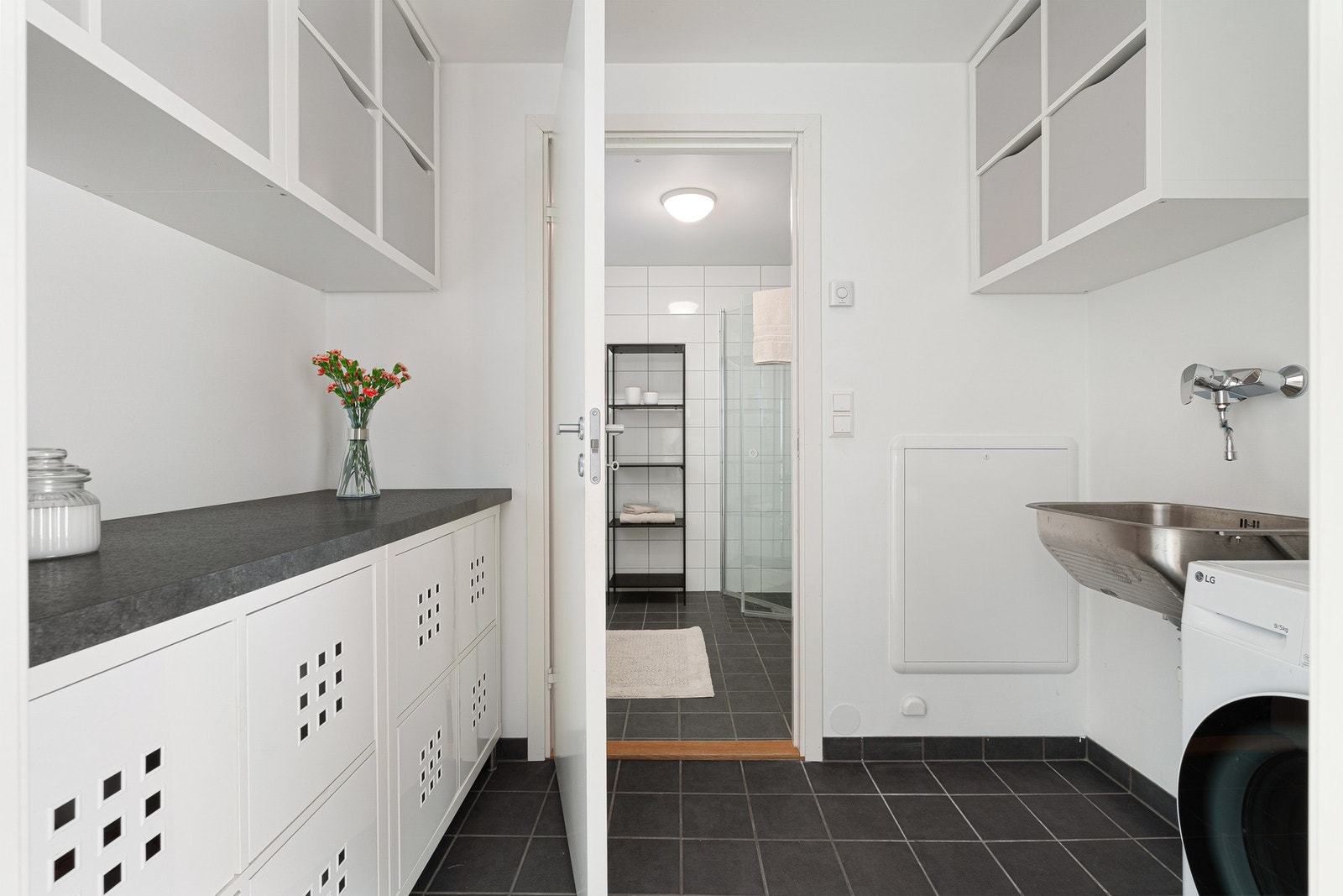 Praktisk med eget vaskerom. Galleribilde