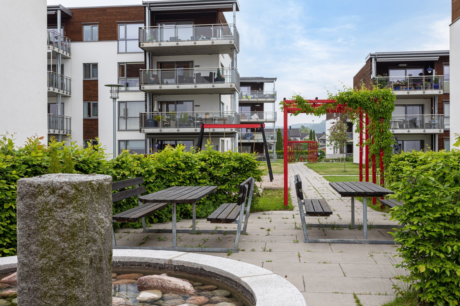 Pent opparbeidede fellesarealer. Galleribilde