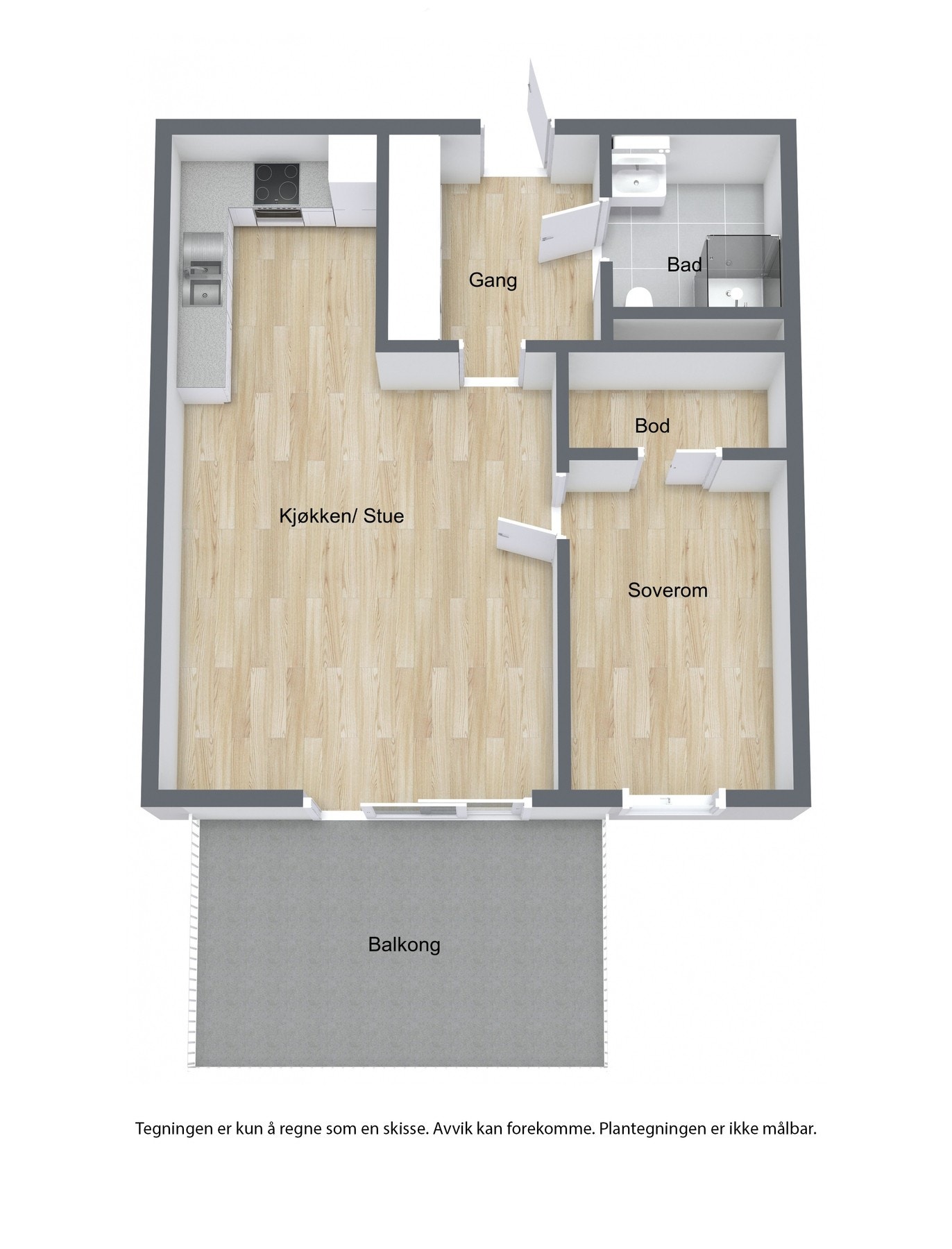 Plantegning Galleribilde