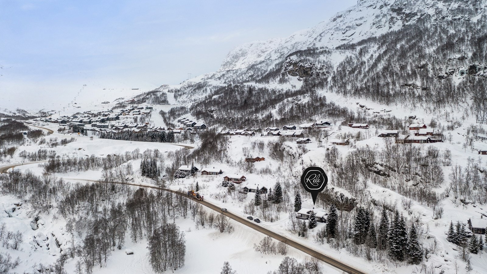 Flott beliggenhet i hyttefeltet Galleribilde