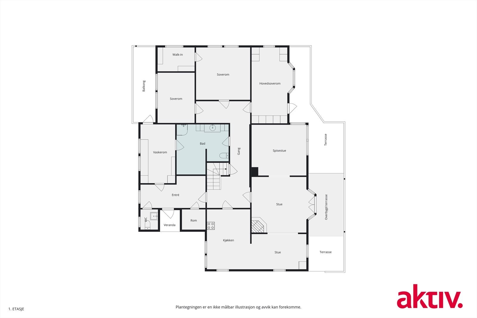 Plantegning Galleribilde