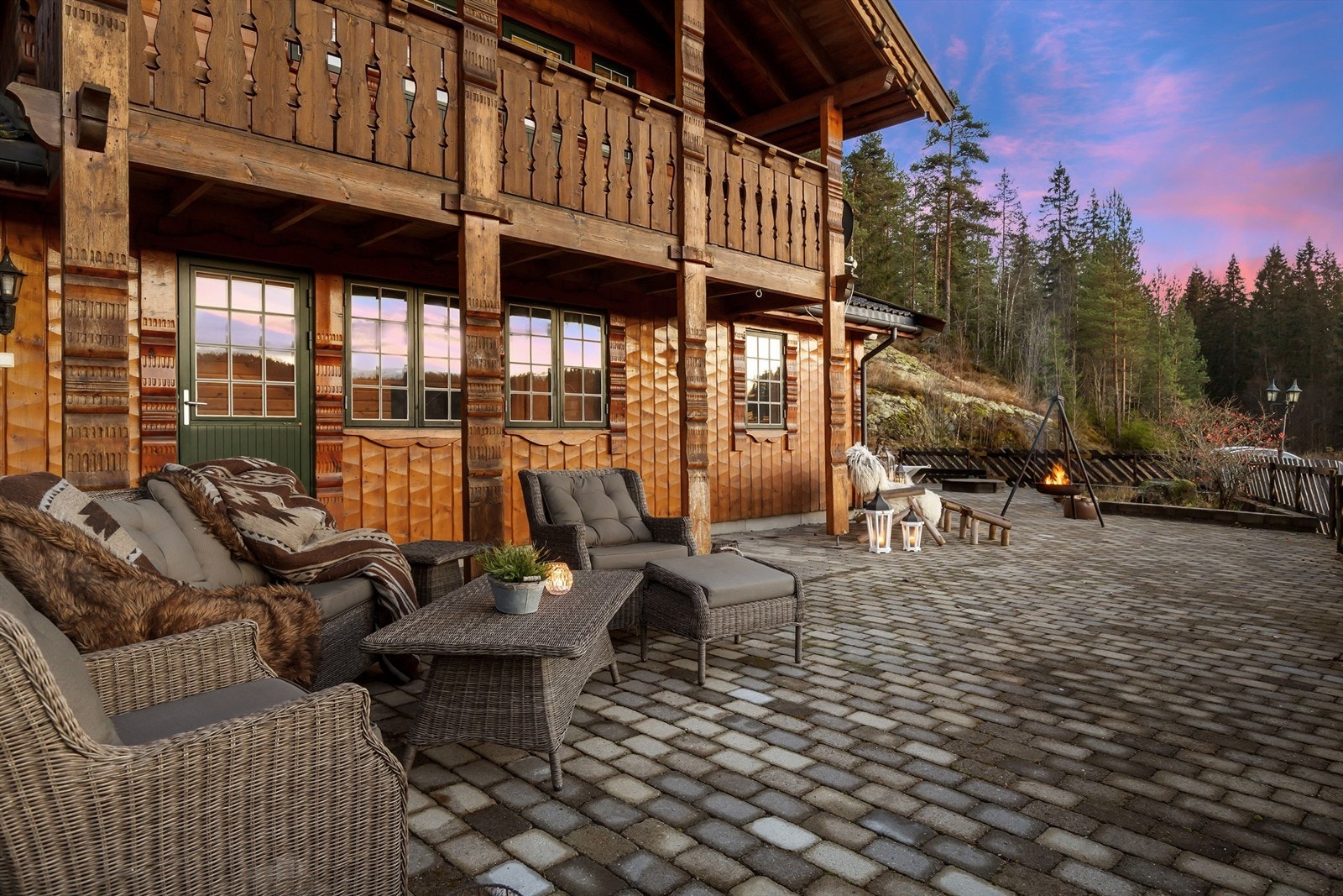 Her kan man kose seg på late sommerkvelder. Galleribilde