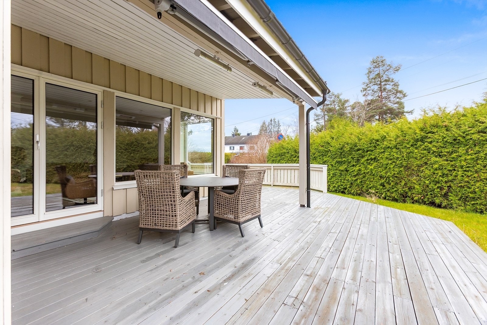 Stor terrasse Galleribilde