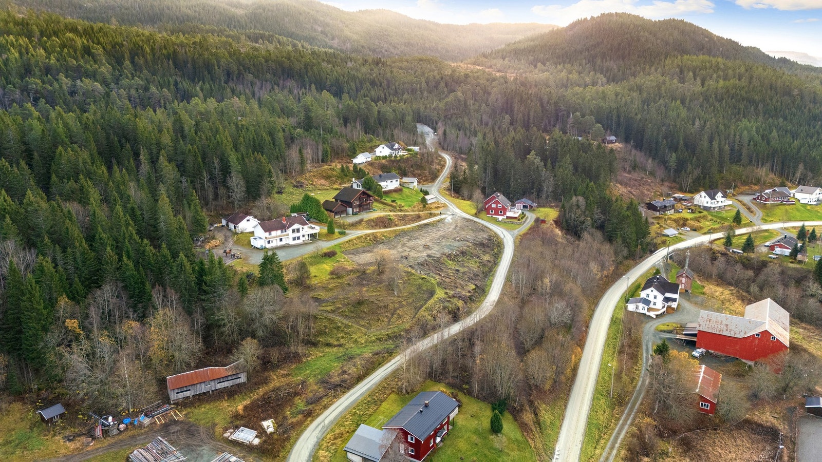 Det er klart for tilkobling på offentlig vann og avløp. Galleribilde